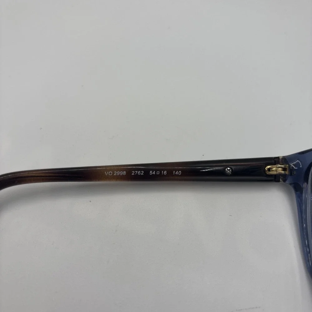 VOGUE VO 2998 2762 BLUE HAVANA CLEAR AUTHENTIC FRAMES EYEGLASSES 54-16-140 #405